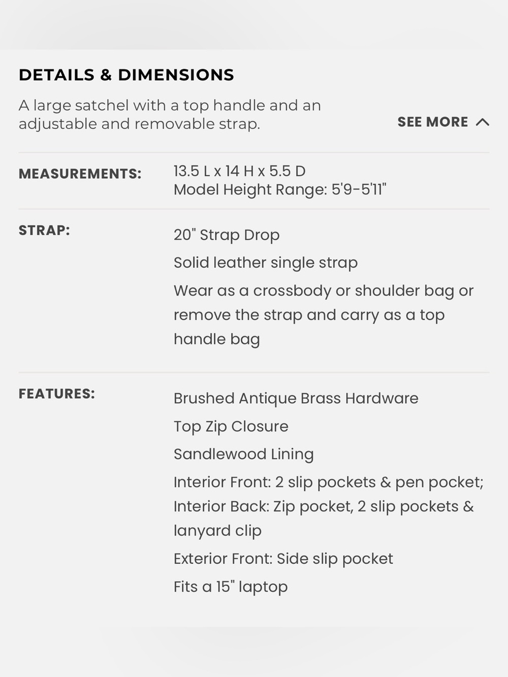 HOBO Sheila Large Satchel in black polished leather - NEW - Picture 5 of 6